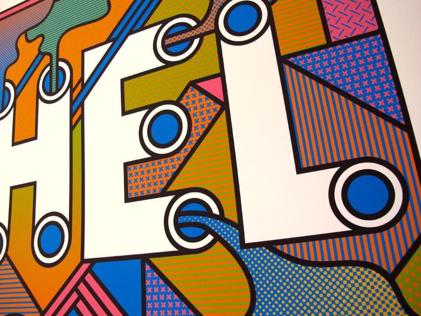 HELL Art Typography Supermundane for We Built This City 3