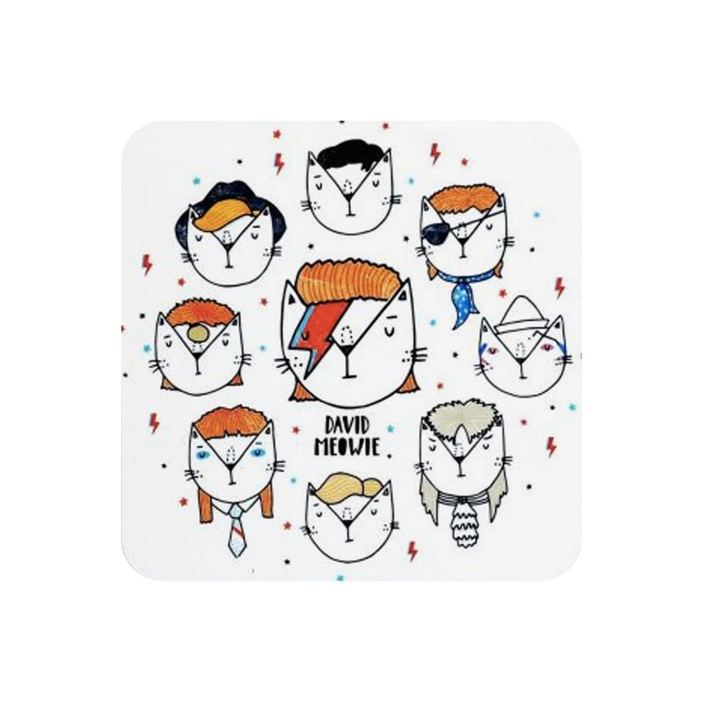 David Meowie Coaster Homeware - Coasters Katie Ruby Miller for We Built This City 1