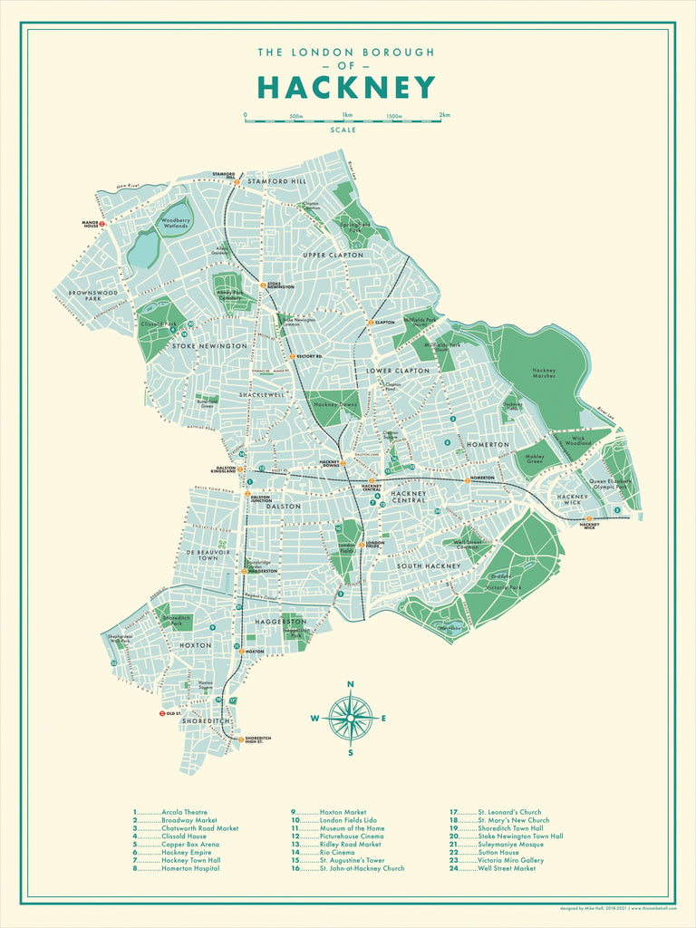 Hackney Map
