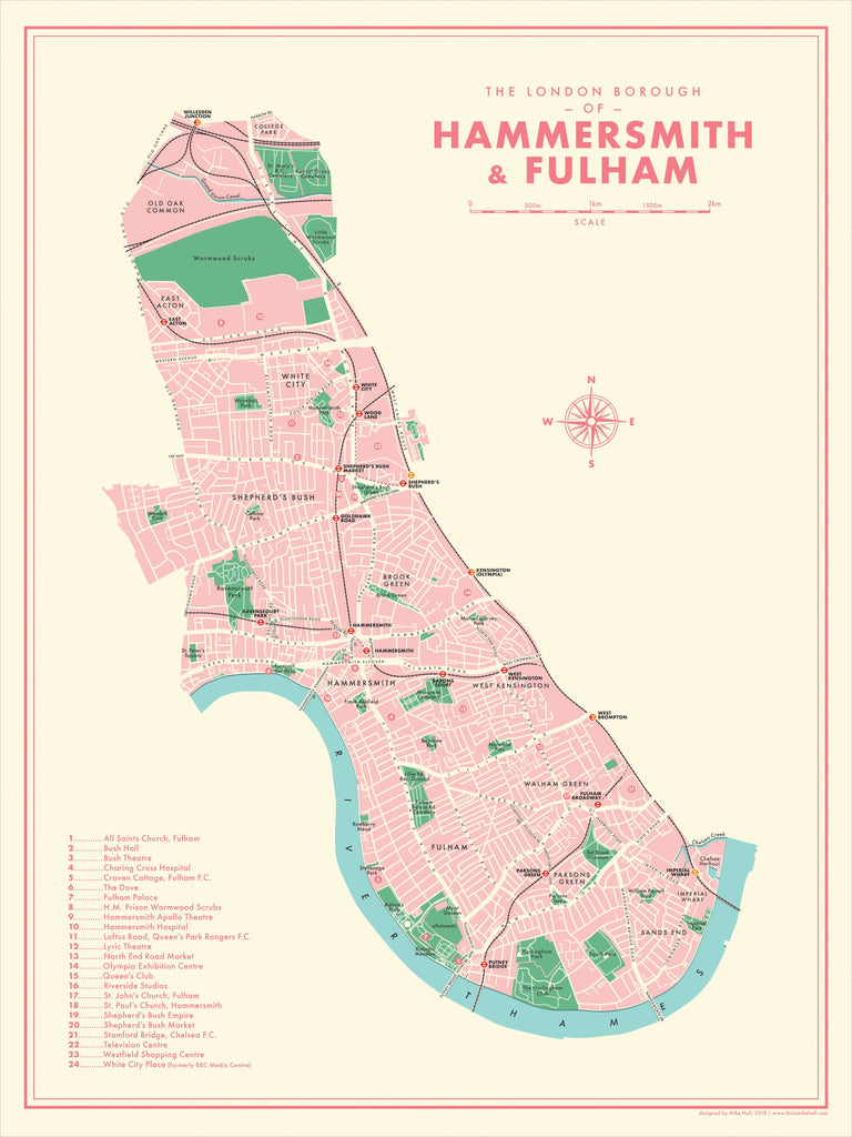 Hammersmith & Fulham Map