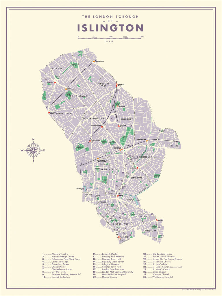 Islington Map