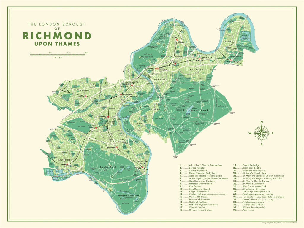 Richmond Upon Thames Map