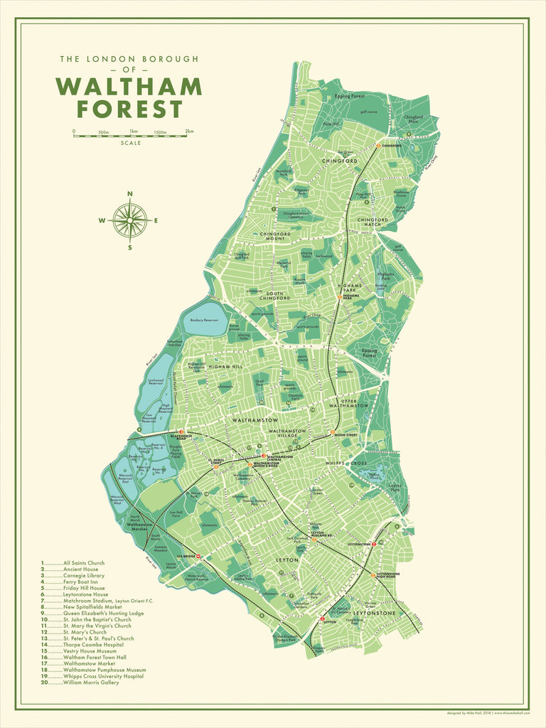 Waltham Forest Map