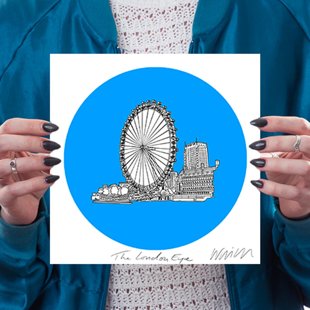The London Eye Blue