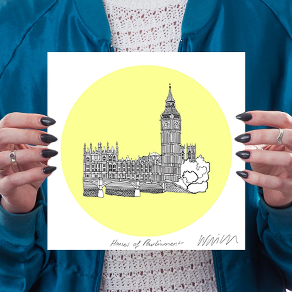 The Houses of Parliament Yellow