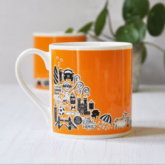 Orange British Mug Ceramics - Drinking Vessels Martha Mitchell for We Built This City 2