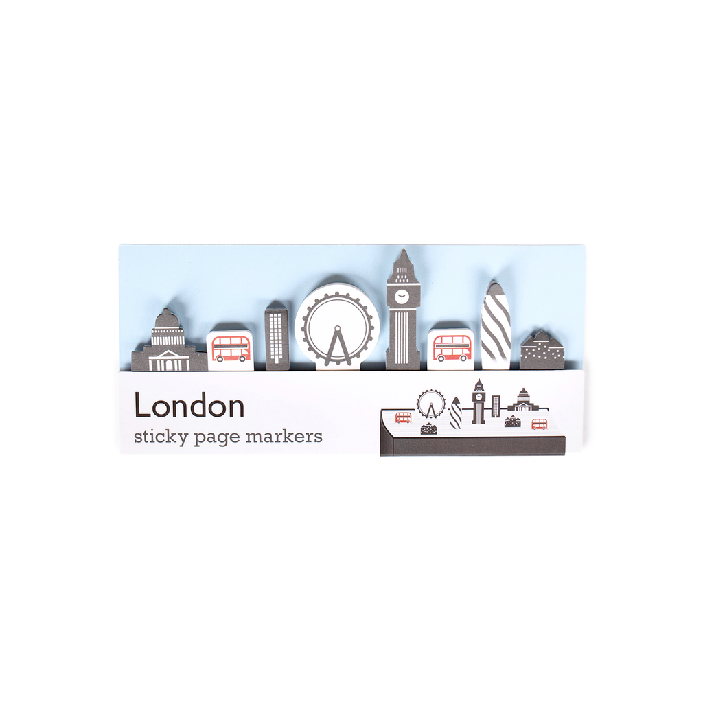 London Sticky Page Markers Stationery & Craft - Pens & Pencils Duncan Shotton for We Built This City 1