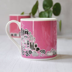 Pink British Mug Ceramics - Drinking Vessels Martha Mitchell for We Built This City 2