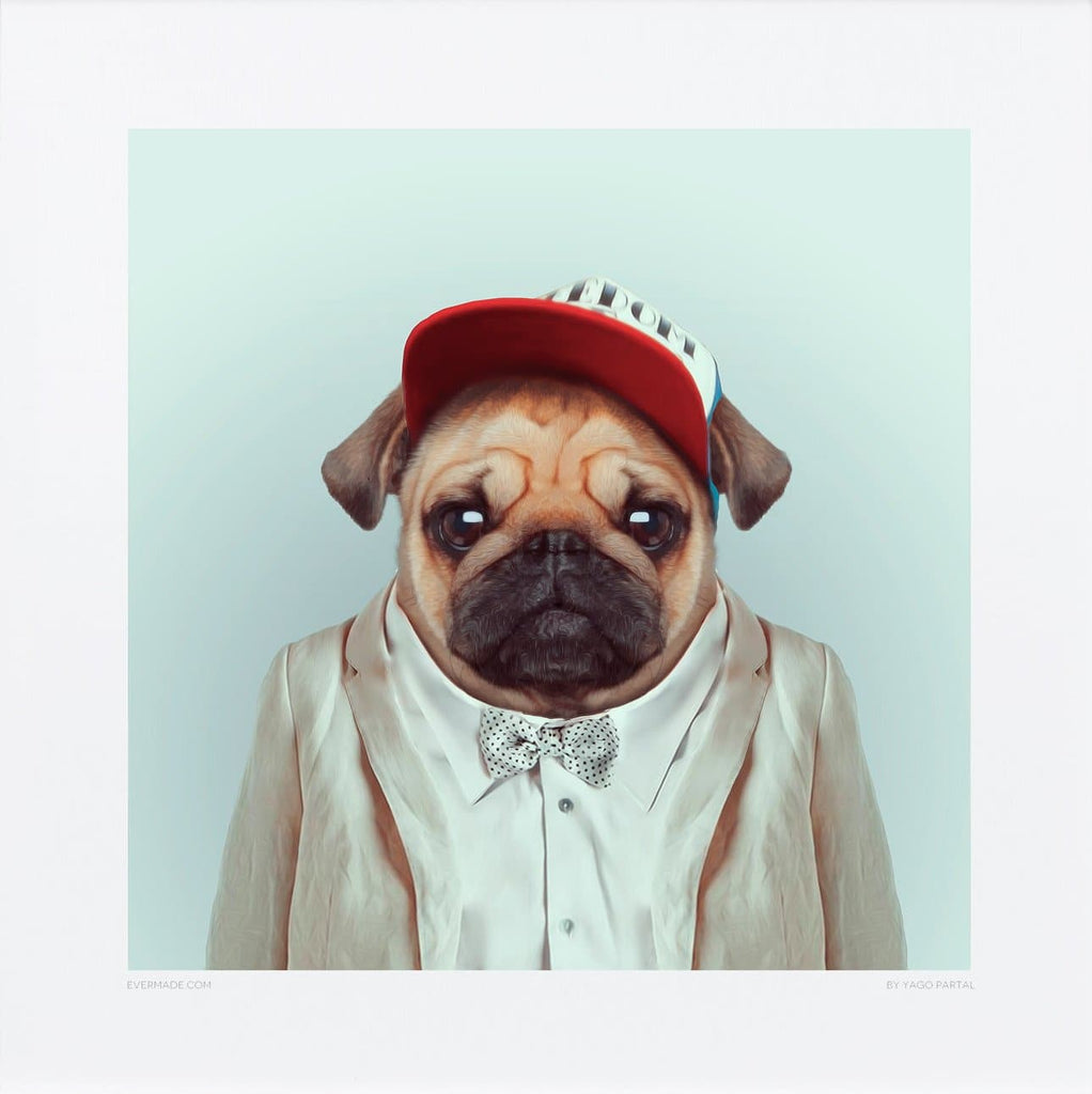 Pug Art Wildlife Yago Partal for We Built This City 2