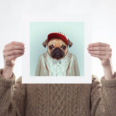 Pug Art Wildlife Yago Partal for We Built This City 1