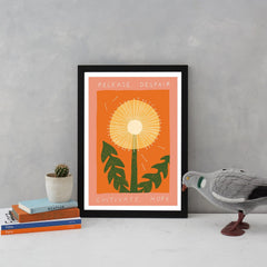 release despair cultivate hope garden flower sun orange happy positive vibes a3 lucy scott for We Built This City 2