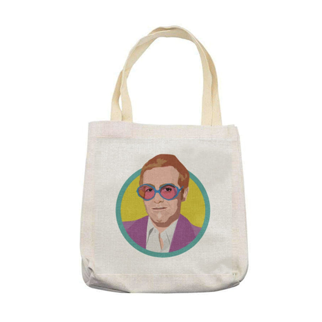 elton john tote bag linen still standing saturday night rocket man for We Built This City 1