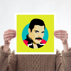Freddie Mercury Queen Pop Art Print for We Built This City 2