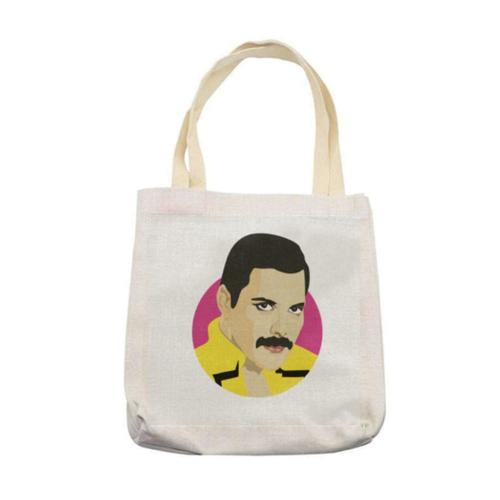 freddie mercury we will rock you break free bohemian rhapsody live aid tote bag linen for We Built This City 1