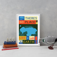 there's no place like earth climate change mother earth greenpeace friends of the earth eco warrior globe world planet b a3 lucy scott for We Built This City 3