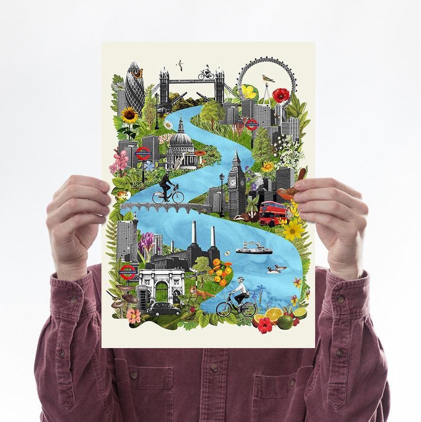 Wild London Art Map Ciara Phelan for We Built This City 1