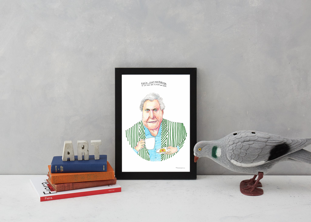 David Chattenborough Art Humour Dan Jamieson for We Built This City 2