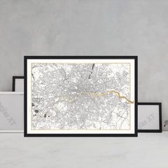 Gold Thames London - Catford Creative (A1) Art Map Catford Creative for We Built This City 3