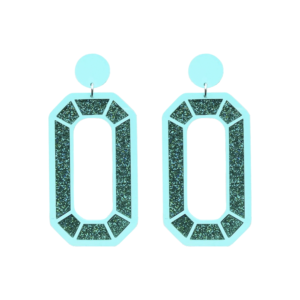 Mega Gem Earrings - Mint Jewellery - Earrings No Basic Bombshell for We Built This City 1