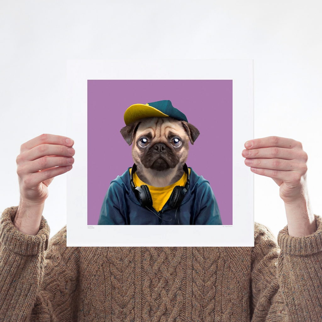 Nuan, the Pug Art Wildlife Yago Partal for We Built This City 1