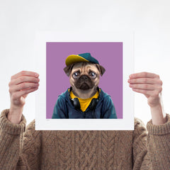 Nuan, the Pug Art Wildlife Yago Partal for We Built This City 1