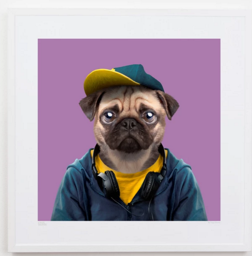 Nuan, the Pug Art Wildlife Yago Partal for We Built This City 2