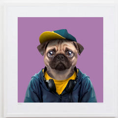 Nuan, the Pug Art Wildlife Yago Partal for We Built This City 2