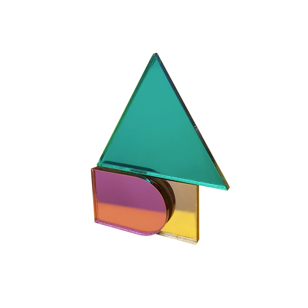 Geometric Hair Slide Jewellery - Hair Accessories Fizz Goes Pop for We Built This City 1