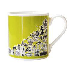 Green British Mug Ceramics - Drinking Vessels Martha Mitchell for We Built This City 1