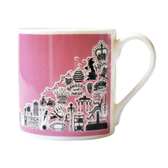 Pink British Mug Ceramics - Drinking Vessels Martha Mitchell for We Built This City 1