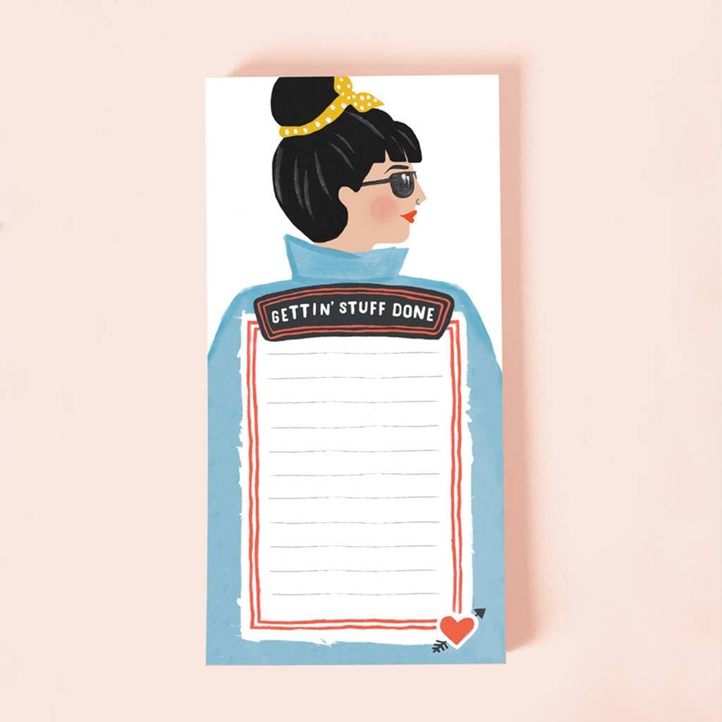 Gettin' Stuff Done Notepad Stationery & Craft - Notebooks Jade Fisher for We Built This City 1