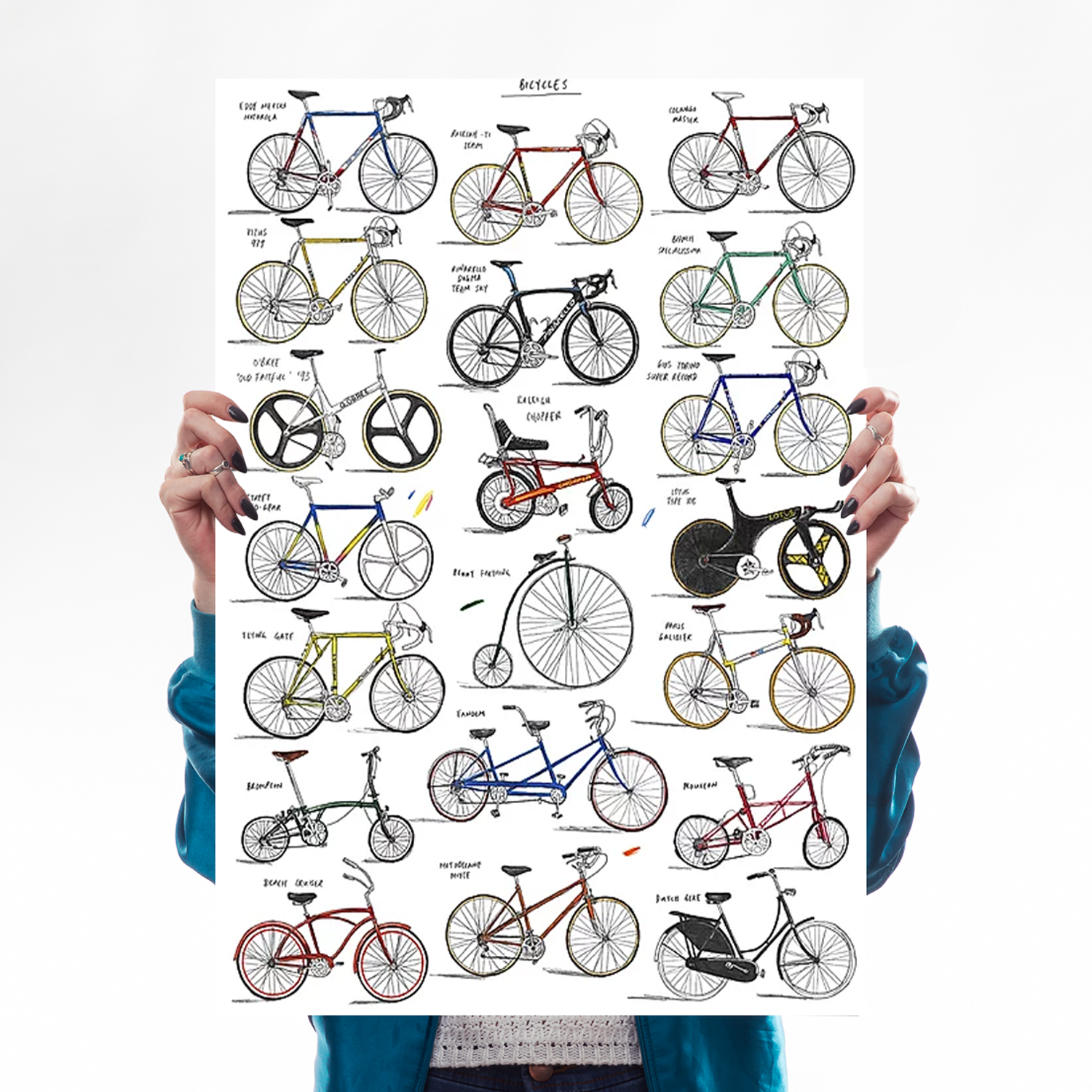 Perno cycles hand clearance built city bikes