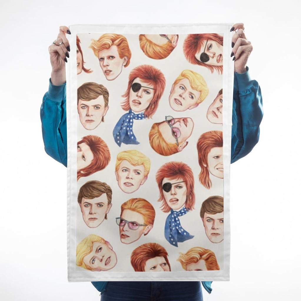 Fabulous Bowie Tea Towel Kitchen Textiles - Teatowels Helen Green for We Built This City 1